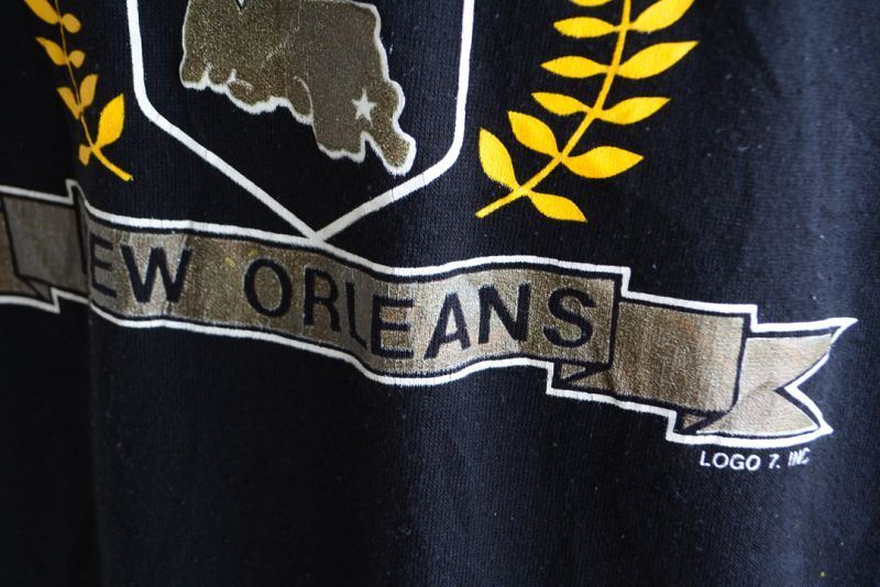 1980s〜 NEW ORLEANS SAINTS プリントスウェット 表記L - 古着屋