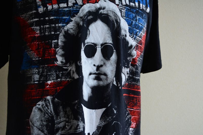 John Lennon Working Class Hero Tシャツ 表記l 古着屋hamburgcafe