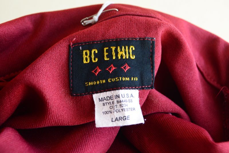 BC ETHIC ロカビリーシャツ(仮) MADE IN USA 表記L - 古着屋HamburgCafe