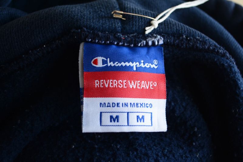 【champion】00s リバースウィーブ メキシコ製 スウェット 紺 XL