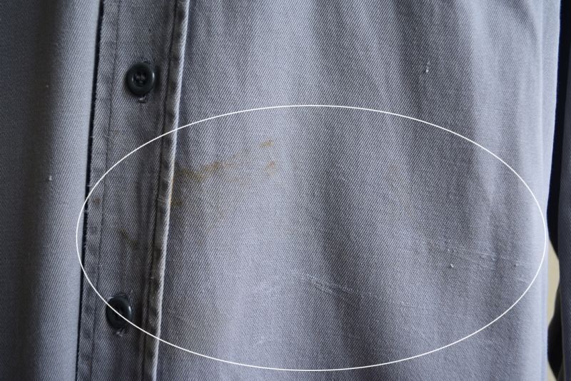 1950s〜 PENNEY'S BIGMAC マチ付きワークシャツ　ARMY CLOTH　実寸L