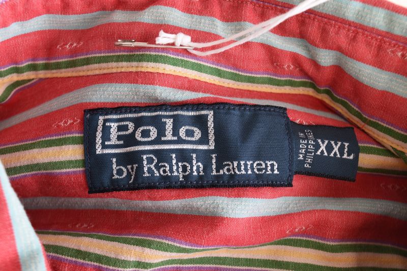 Polo by RalphLauren チンスト付きコットンワークシャツ 表記XXL ...